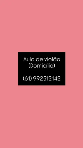 Aula de violão (domicílio)