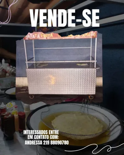 Venda de barraca de lanches.