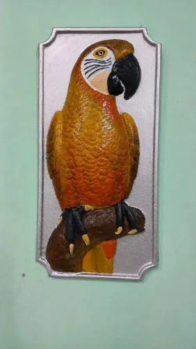 Papagaio Decorativo de Cimento