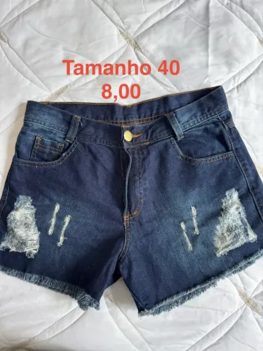Shorts jeans tamanho 40