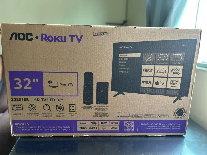 VENDO TV SMART 32 NOVA NA CAIXA, NUNCA FOI ABERTA