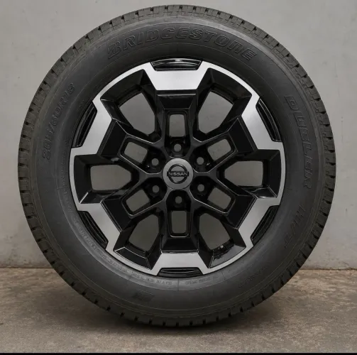 Rodas 18 frontier novas + pneus Bridgestone 