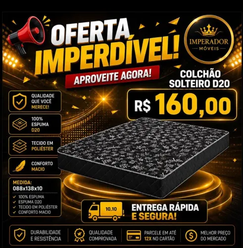 Colchão Solteiro D20