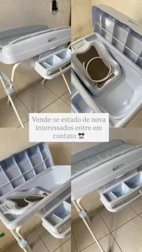 Banheira com trocador