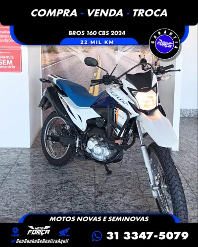 Bros 160 CBS Ano2024 Unico Dono Revisada Garantia