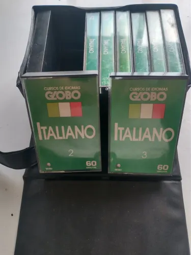 CURSO DE ITALIANO EM FITAS CASSETE.