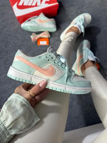 Tênis Nike Sb Dunk low Barely Green 3 Feminino Opções de Cadarço