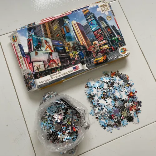 Quebra-cabeça 1000 pçs times square, nova iorque, eua - GGB