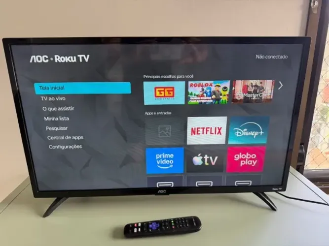 Smart TV LED 32" AOC Roku TV (Modelo 32S5195/78G)