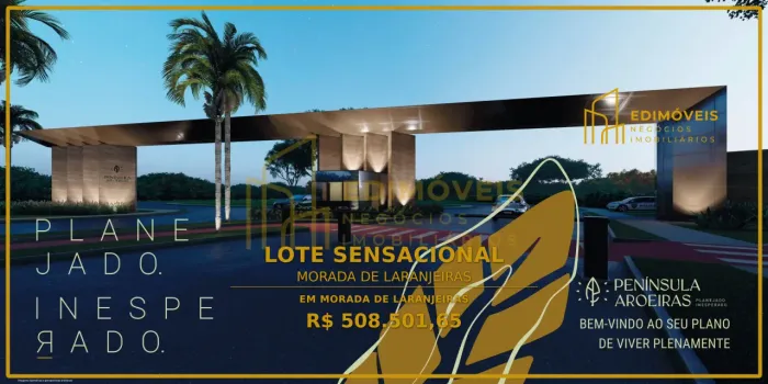 Incrível Loteamento em Morada de Laranjeiras Viva no Península Aroeiras!