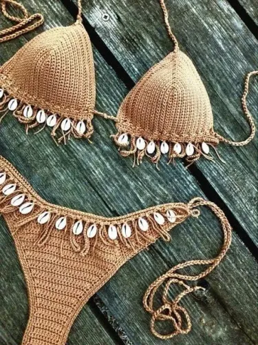 Bikinis de croche por encomenda