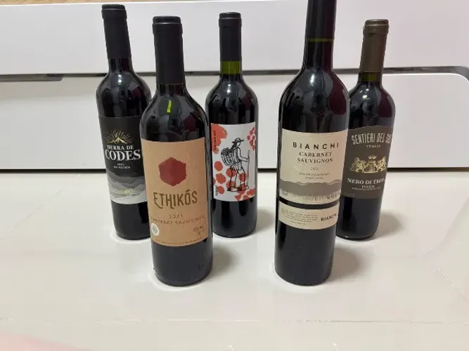 Coleção de vinhos