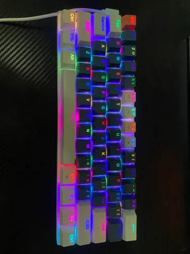 Teclado Mecânico Machenike K500-B61 RGB Switch Blue 60%