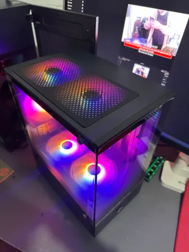 Gabinete gamer aquário+kit fun rgb