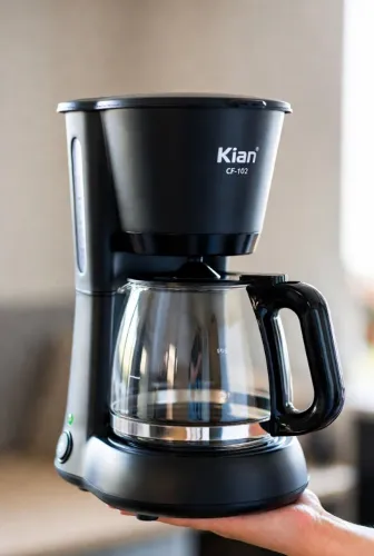 ? Cafeteira Elétrica Kian 18 Xícaras 650W Preta 127V - NOVA