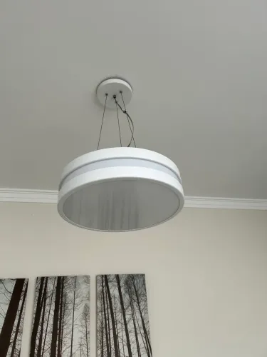 Lustre pendente branco