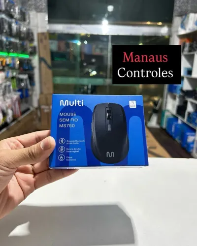 Mouse Via Bluetooth Recarregável Silencioso Multilaser