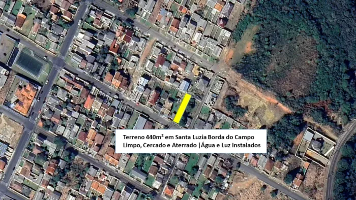 Terreno 440m² em Santa Luzia - Quatro Barras - R$ 180.000