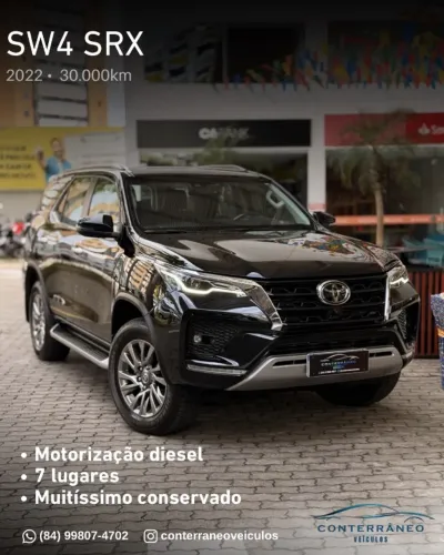 Toyota Hilux SW4 SRX 4X4 2.8 TDI 16V Dies. Aut. 2022