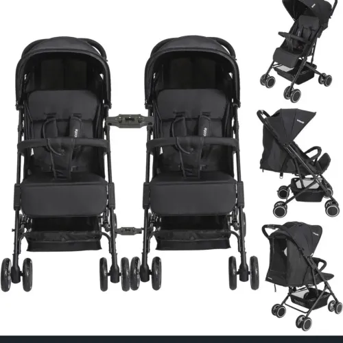 Carrinho + bebê conforto GÊMEOS 