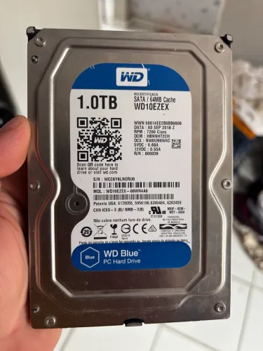 HD 1 terá mais HD 500 gb 