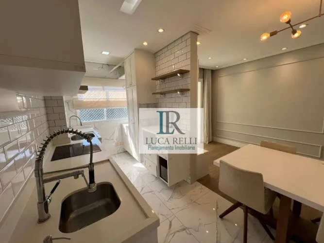Apartamento com 2 Dormitórios Mobiliado para Locação com57 m² | Condomínio Upper Ville em 