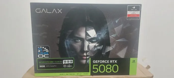Placa de video RTX 5080 Galax 1 Click OC 16gb