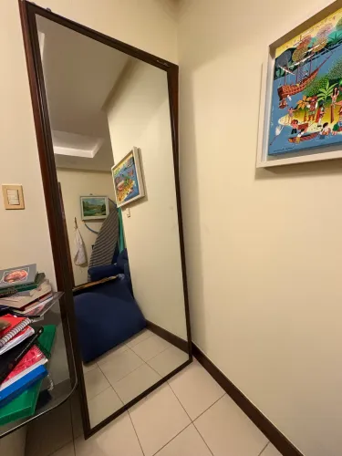 PORTA ESPELHO GUARDA-ROUPA CASAL