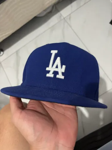 Boné Aba Reta New Era Fechado La Classico Game Azul Original