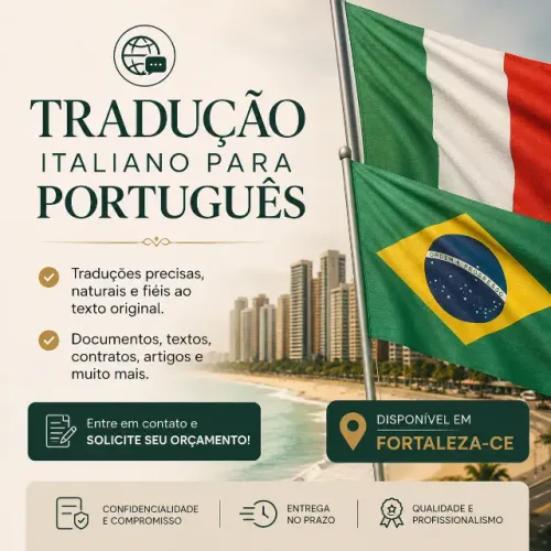 Tradutor Italiano-Portugues em Fortaleza