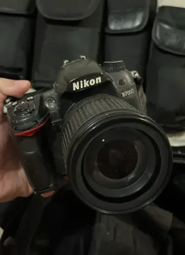 CAMERA NIKON D7000 COM LENTE 18X105 800 PRA IR LOGO!