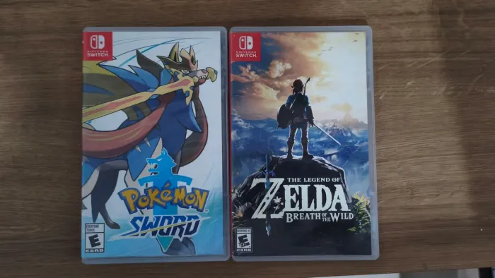 Vendo Pokémon Sword e Zelda Breath of the Wild Juntos!!