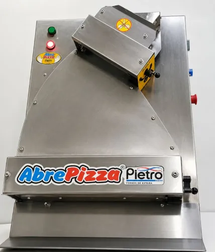 Abre Pizza Pietro em Aço Inox com 4 Cilindros 220V - (Usada e em perfeito funcionamento)