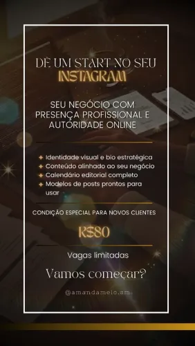 Presença profissional no Instagram para o seu negócio