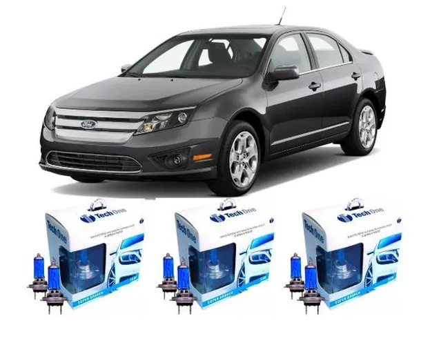 Kit Lâmpadas Super Brancas Techone Completo Ford Fusion G2