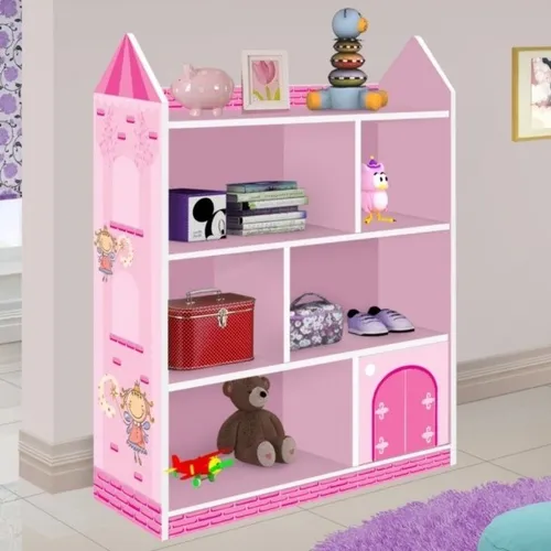 Prateleira Castelo Rosa J A Moveis - Frete Grátis - 10x S/ Juros - Receba Hoje 