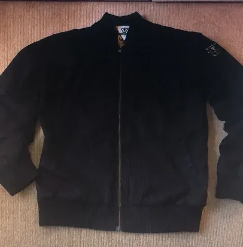 Jaqueta Vissla Preta C/forro Vermelho - Tamanho M