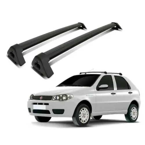 Rack de Teto em Alumínio Projecar P/ Fiat Palio / Siena - Preto ou Prata