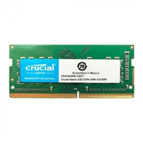 Memória Para Notebook Crucial Basics, 8GB, 2400MHz, DDR4, CL19 