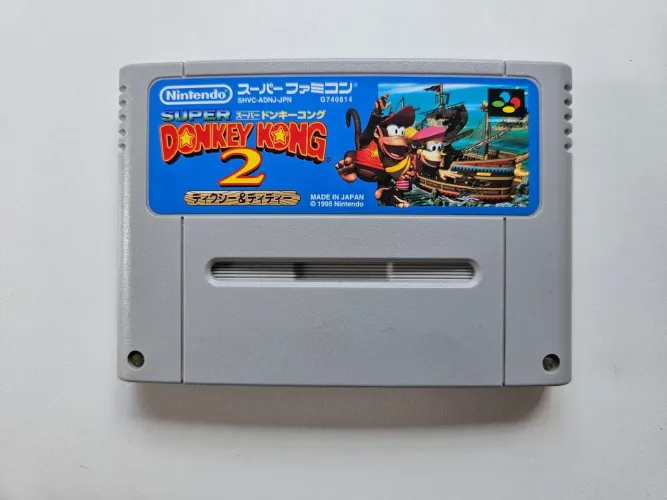 cartucho donkey Kong 2 super famicom nintendo original SNES super Nintendo 
