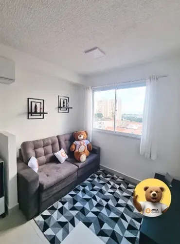 2 Dorms Mooca: Mobiliado, c/ Eletros e Lazer | Sem Burocracia!