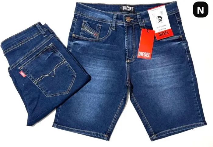 Bermuda jeans masculina premium