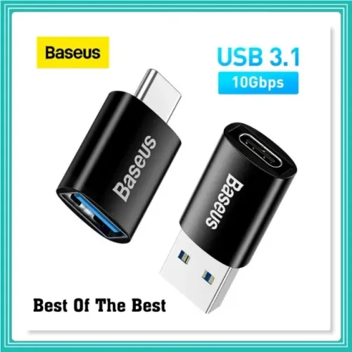 Adaptador Otg Tipo-c | Usb-c (Macho) Para Usb 3.1 (Fêmea)