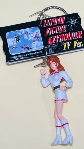 Lupin Figure Keyholder TV Ver Chaveiro Fujiko Mine Banpresto Altura 7 cm - Anime Mangá Gir