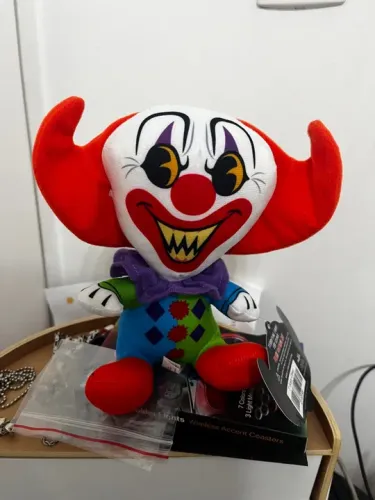 Terrifying Timmy Clown Universal Studios Pelúcia Colecionável Novo com etiquetas 7" 