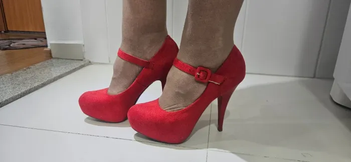 Sapato Scarpin Salto Alto Meia Pata Boneca Vizzano 37