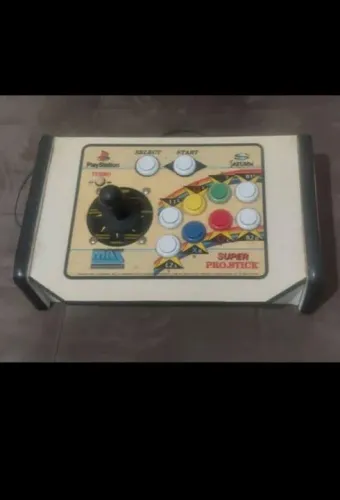 Controle Arcade MAS Multi Arcade System SUPER PRO STICK EUA para PS1 e PS2