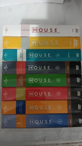 Coleção temporada House completa 1 a 8
