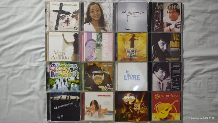 COLEÇÃO 16 CDS ORIGINAIS GOSPEL DE ADORAÇÃO