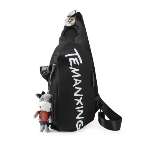 Mochila unissex para esportes e atividades ao ar livre, impermeável cor preta